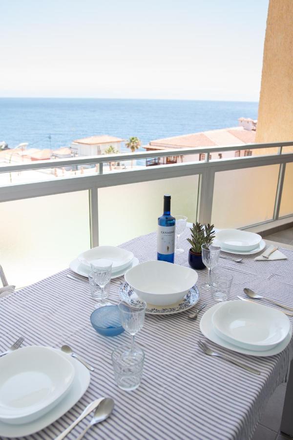 דירות קנדלריה Coqueto Vistas Al Mar מראה חיצוני תמונה
